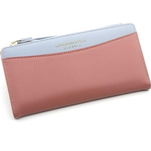 Brand Designer Coin Cluth Purses Leather Wallets Women Long Wristband Luxury Clutch Phone Wallets Credit Card Holder Money Bag