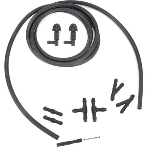 Windshield Hood Nozzle 3 Hole Car Windshield Washer Wiper Water Spray Nozzle Set for Chevrolet Cruze 2009-2014 94556605