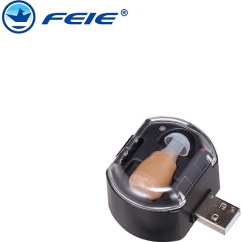 Earphones Deaf Headset Rechargeable Small Listening Device Aid Hearing Aids for the Deaf in the Ear Free shipping S-219