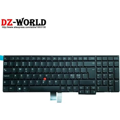 New/Orig Nordic Keyboard for Lenovo Thinkpad L570 Laptop Teclado 01AX650 01AX691