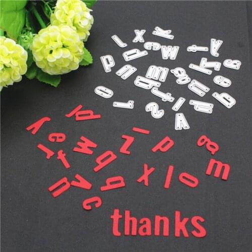 Metal Cutting Die Of Lower Case Letters Scrapbooking Mold Paper DIY Cards Postcard Handmade Craft Stencil Album Handcraft Moulds