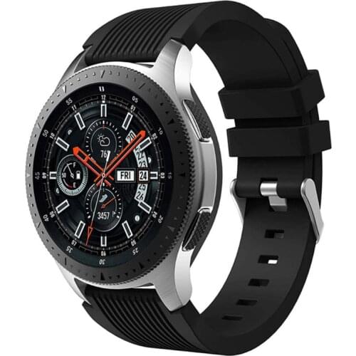 Silicone Wrist Band Strap for Samsung Galaxy Watch 46mm SM-R800 Smart watch Samsung Gear S3 Frontier Silicone Bracelet watchband