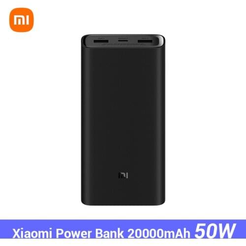 Xiaomi Power bank 3 20000mAh 50W PB200SZM 3 USB Type C 50W Fast Charging Portable Mi Powerbank 20000 External Battery Poverbank