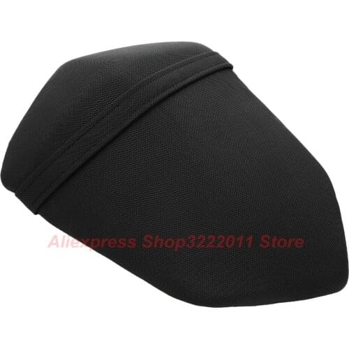 Motorcycle Rear Leather Pillion Passenger Seat Black Back Cusion Cover For Kawasaki Z1000 2007 2008 2009