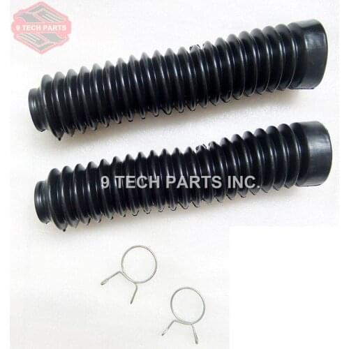 GN250 High Quality rubber Fork Dust Cover with hoop Protect Front Fork Shock absorber Extended service life Anti-aging