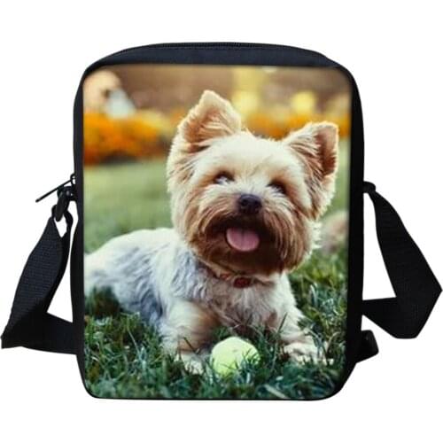 Cute Dog Print Female Tote Bag Girls Casual Crossbody Bag Womens Mobile Phone Storage Bag Animal Design Coin Purse Bolsos Mujer