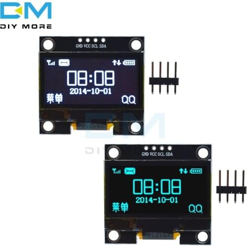 128x64 SSH1106 4PIN 1.3" 1.3 inch IIC I2C Serial Digital OLED LCD Display White Blue Module For Arduino 12864 LCD Screen Board