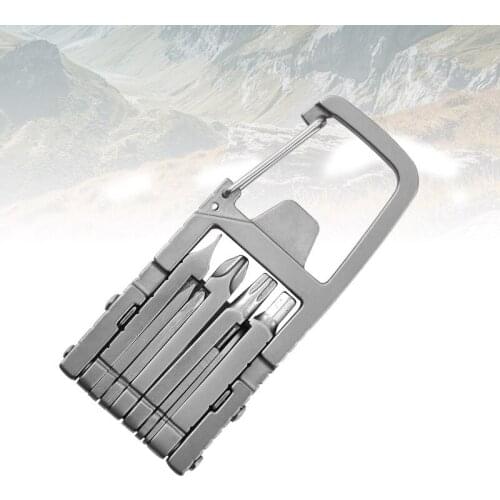 13 in 1 folding pliers tool stainless steel multifunctional outdoor small tool bottle opener outdoor camping cross batch