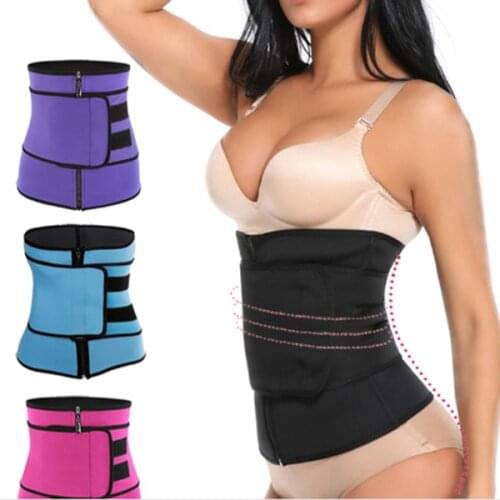 2019 Women Waist Cincher Modeling Strap Waist Trainer body shaper girdles slimming Belt faja Fitness Waist Trimmer girdle belts