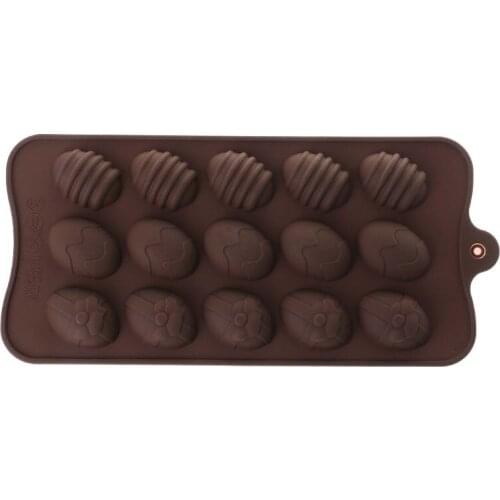 2020 New 3D Easter Eggs Chocolate Mould Silicone Cake Mold Bakeware Pastry Confectionery Baking Dish Kitchen Decorating Tools