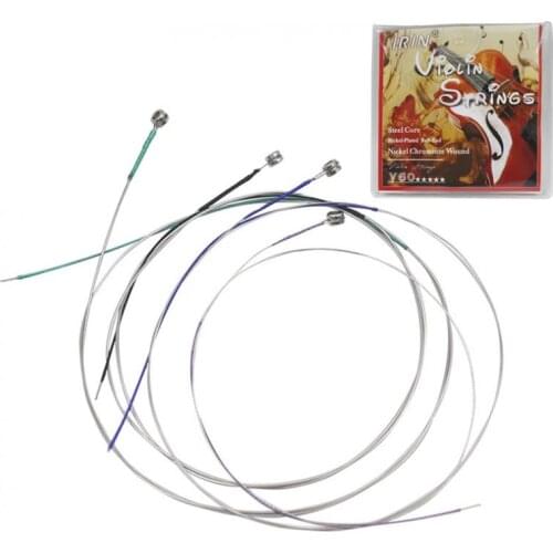 4pcs/lot Violin Strings E-A-D-G Steel Core Nickel Chromium Wound Exquisite Stringed Violin string