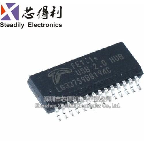 10pcs/lot Brand New & Original FE1.1S FEI.IS USB2.0 HUB Current Divider SSOP28