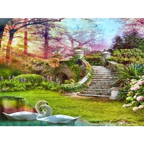 A11342 11CT/14CT/18CT/25CT/28CT Oil tea patterns Counted Cross Stitch DIY Cross Stitch Kits Embroidery Needlework Sets