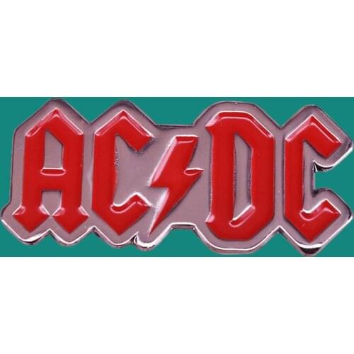 AC DC Hard Enamel Pins Brooch Collecting Lapel Badges Men Women Fashion Jewelry Gifts Adorn Backpack Collar