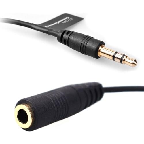 COMICA CVM-CPX Female 3.5mm Audio Cable Converter Microphone Cable Adapter for Canon Sony Nikon TRRS-TRS Adapter
