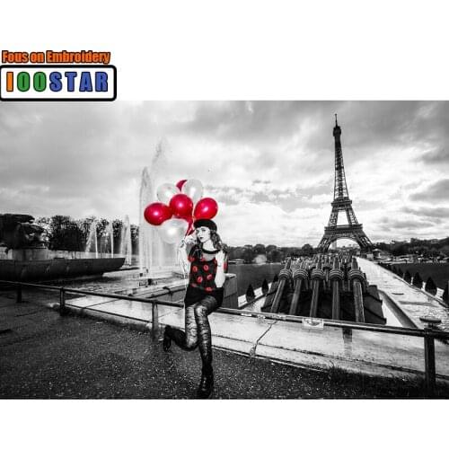 DIY 3D Diamond Moon Full Square/Round Diamond painting Diamond embroidery Cross stitch Tower Beauty Stone Decoration Scenery