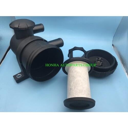 Free shipping 1 pcs Oil Catch Can Pro 200 2 Pressure Relief Valves for Nissan Navara D22 ZD30 YD25 with white filter