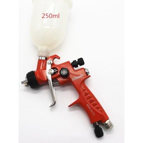 Free shipping 100ml and 250ml cup type mini spray gun / 1.2mm mini spray gun, air spray gun, paint spray gun