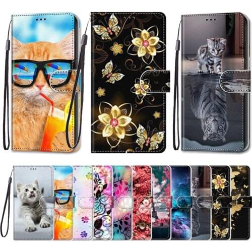 For ZTE Axon 11 SE 5G Cover PU Leather Flip For ZTE Axon 11 SE 11SE 5G Case Flowers Patterned For ZTE Axon 11 SE 5G Shell Capa