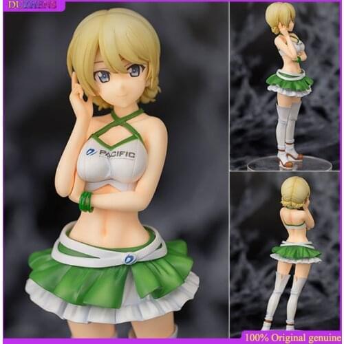 100% Original:GIRLS und PANZER DARJEELING Racing girl PVC Action Figure Anime Figure Model Toys Figure Collection Doll Gift