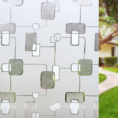 Square Glass Film Privacy Protection Electrostatic Frosted Heat-Control Removable Reusable Multi-Size Hot-Sale Home Decoration