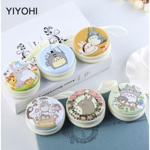 Cute Women Kawaii Totoro Mini Bag Cartoon Totoro Coin Purse kids Girls Wallet Earphone Box Bags Wedding Gift Christmas Gift