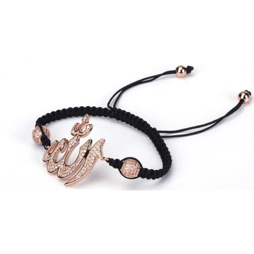 Fashion Pave CZ Flame Hand-woven Bracelets For Women Crystal Jewelry Charms Bracelets Adjustable Bracelet Rose Gold Sliver