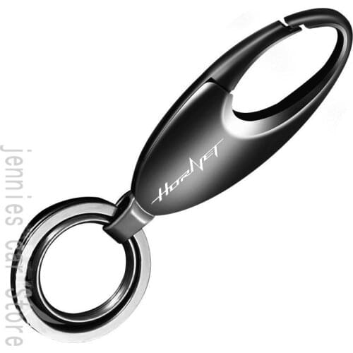 Fashion Titanium KeyChain Gift Wholesale For Honda Hornet CB1000R CB250F CB600F CB900 moto Lovers motorcycle Accessories