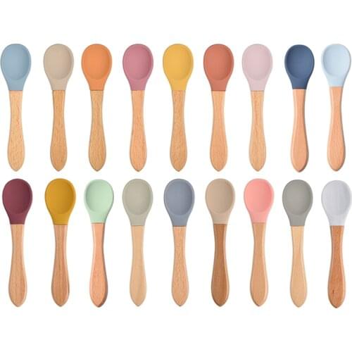 Muamoms Silicone Feeding Spoons
