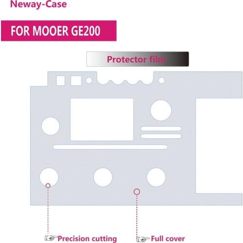 Neway-Case Mooer GE200 Guitar Effect Protector Film Electric Guitar Effects Pedal Accessories