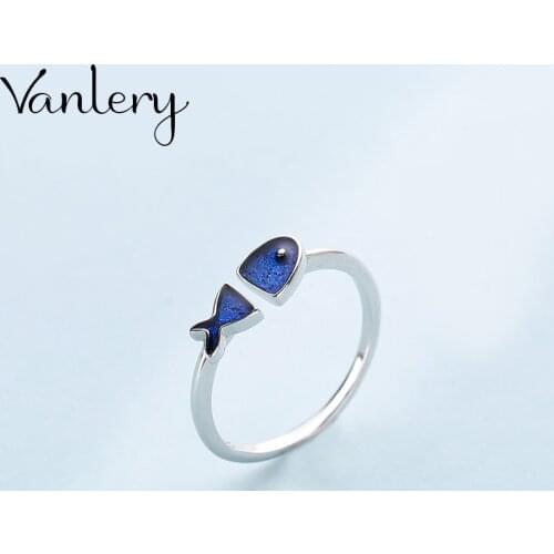 New Fashion Gothic Fish Rings For Women Wedding Rings Fashion Jewelry Ladies Accessories Boho Jewelry 2021