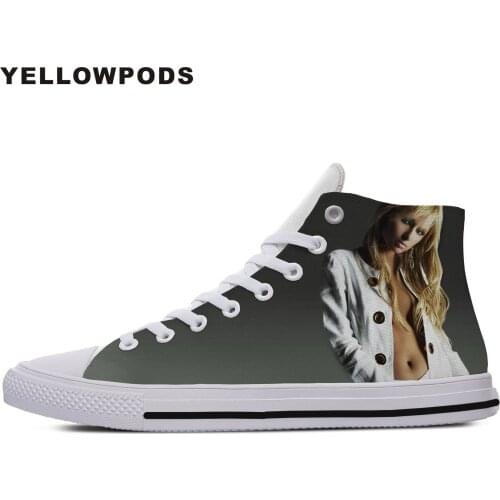 Personality Mens Casual Shoes Hot Cool Pop Funny High Quality Handiness Paris Hilton Cute Cartoon Custom Sneakers White