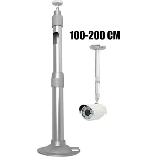 100-200cm Adjustable Projector Ceiling Wall Mount Universal Rotatable Telescopic Bracket Holder Surveillance CCTV Camera Stand