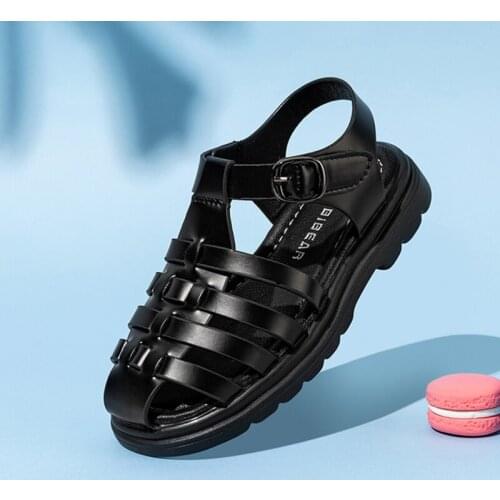 Weave Children Girl Sandals Breathable Beach Children Sandals for Girls Hollow Out 2021 Summer Fashion Toddler Princess Shoes