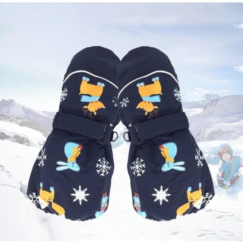 Mittens For Children Winter Gloves Windproof Warm Childrens Gloves Kids Waterproof Gloves for Girls Boys
