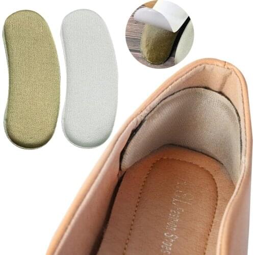 10Pcs=5Pair Shoes Insoles Insert Heels Protector Anti Slip Cushion Pads Comfort Heel Liners Cushion Pad Invisible Inserts Insole