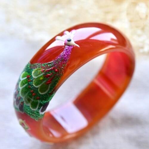 High-Quality Natural Jade Red Animal Bracelet Ladies Fine Bracelet Jewelry Fashion Charm Accessories Gifts for Women Men