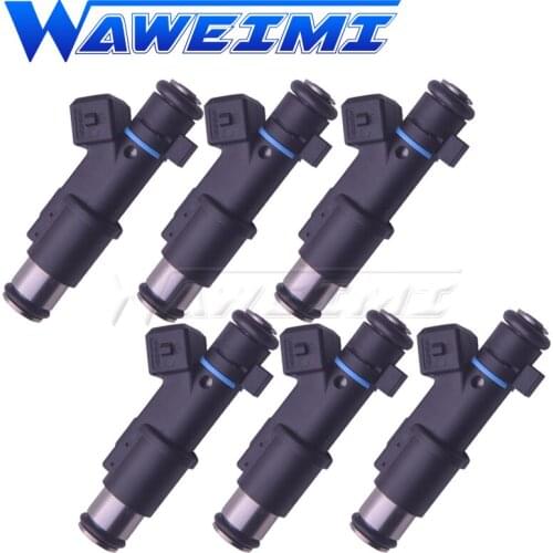 WAWEIMI 6PCS Fuel Injector Nozzle Valve OE 01F005A For CITROEN Xsara Picasso C5 PEUGEOT 406 407 1.8L 16V