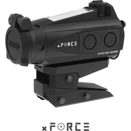 XFORCE XTSP Solar Red Dot Sight with ELE Adjustable slide Mount & Killflash / Kill Flash Buy One Get One FREE Offset Rail Mount