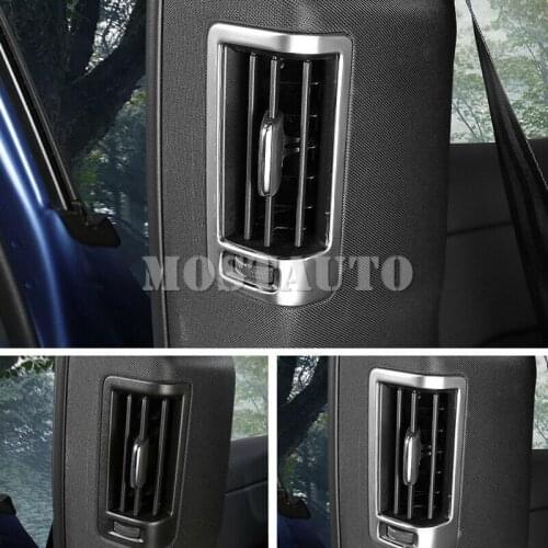 For Volvo XC60 Second generation 2018-2019 Stainless Steel Rear B Pillars Air Vent Outlet Cover Trim 2pcs Car Decor Car Trim