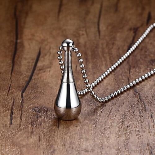 Pendant Necklace For Women High Quality Stainless Steel Mens Necklace Water Drop Jewelry PN-026