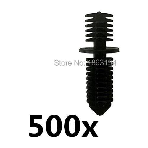 500x Black Double End Xmas Tree Retainers Clips 11/32" Stem