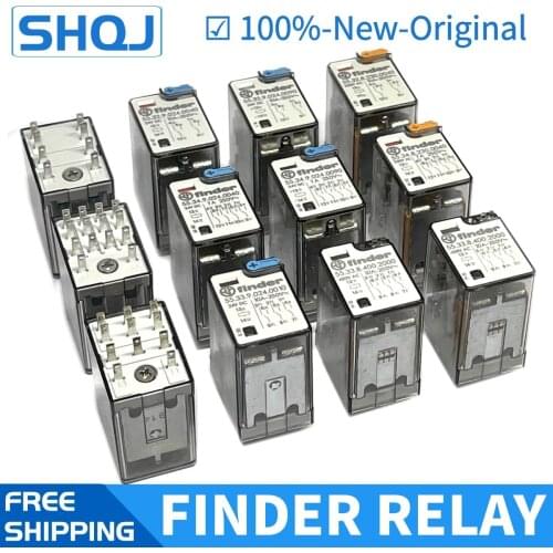 5PCS FINDER RELAY 55.32 55.34 8.230 9.024 0040 0054 0090 24VDC 230VAC 110VAC 100%-new-original power relay