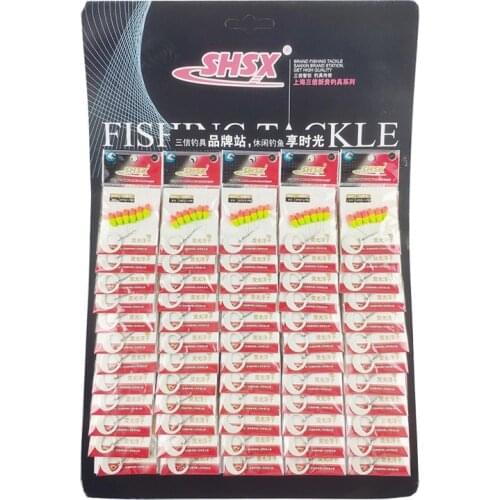 60pack/40pack Fluorescent Fishing Float Seven Star Float Beans Mini Floater Bobber Pesca Float Fishing Tackle Accessories J278