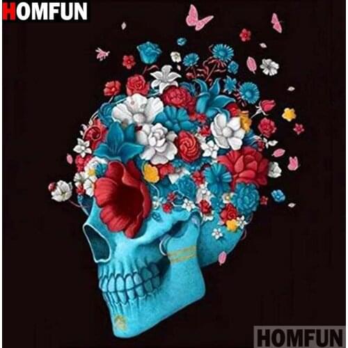 HOMFUN Full Square/Round Drill 5D DIY Diamond Painting "Taro flower" 3D Embroidery Cross Stitch 5D Home Decor A16056