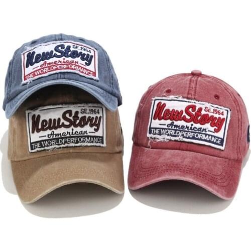 LINJW Spring Washed Cotton Baseball Cap for Men Women Hip Hop Snapback Caps Street Style Summer Baseball Hat Outdoor Dad Hats