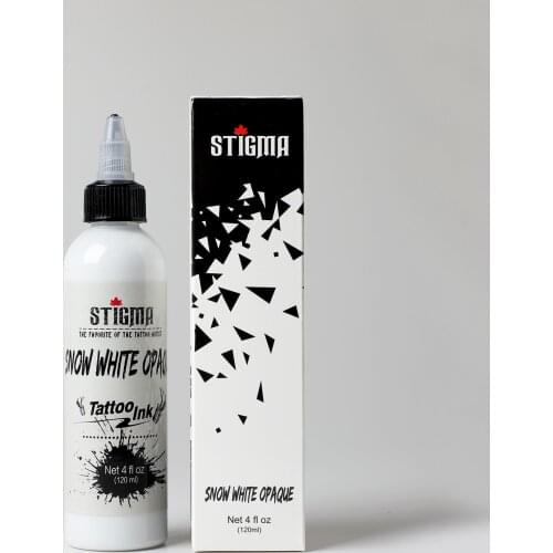 120ml White Professional Tattoo Pigment Ink Tattoo Pigment Superior Grade Tattoo Color Scale Tattoo Ink for Tattoo Equipment