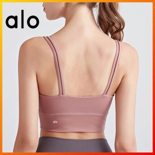Alo Yoga Summer New Womens Sexy Sports Bra Push High-intensity Running Fitness Yoga Clothes Underwear Shock CS-39