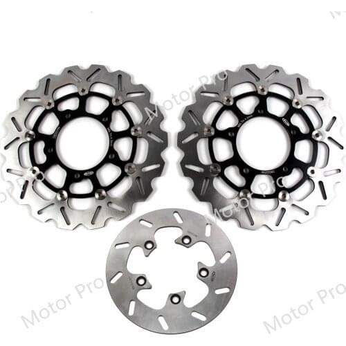 GSXR1000 2005 2006 2007 2008 For Suzuki GSXR GSX R GSX-R 1000 Front Rear Brake Disc Disk Rotor Kits GSXR600 600 GSXR750 750 GOLD