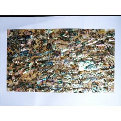 New Zealand abalone paua shell mother of pearl laminate sheet for musical instrument and wood inlay 10pcs/lot 0.5mm thickness